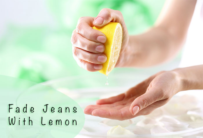 How to Fade Jeans With Lemon Juice