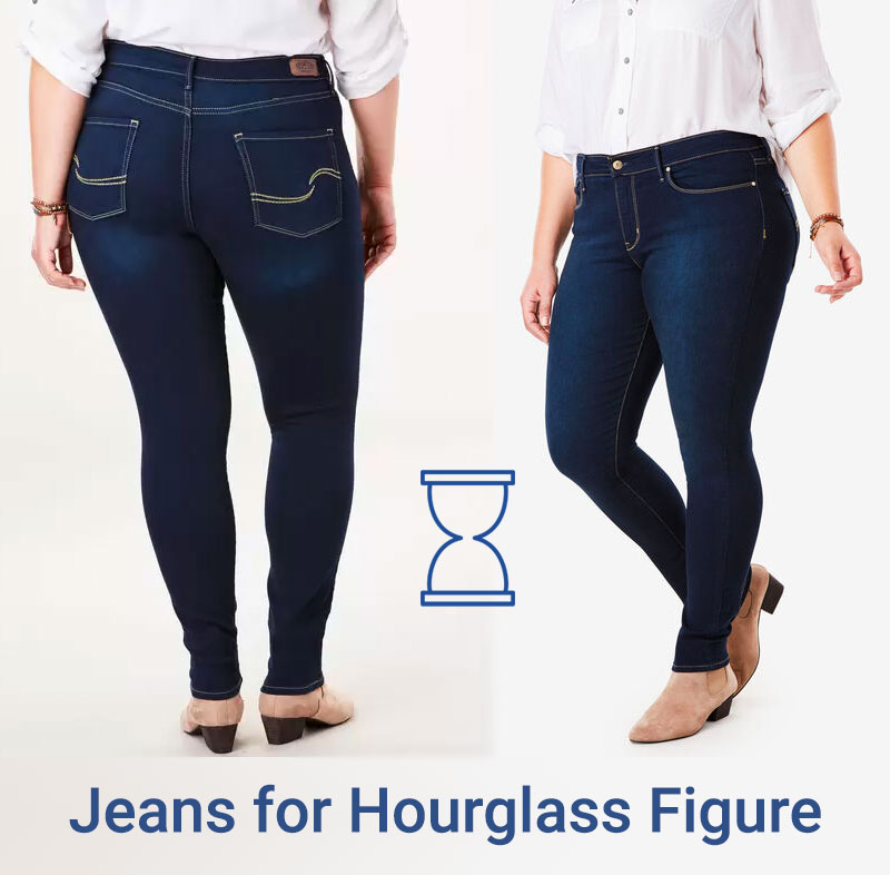 hourglass shape jeans