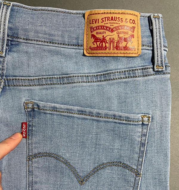 levis 311 jeans back