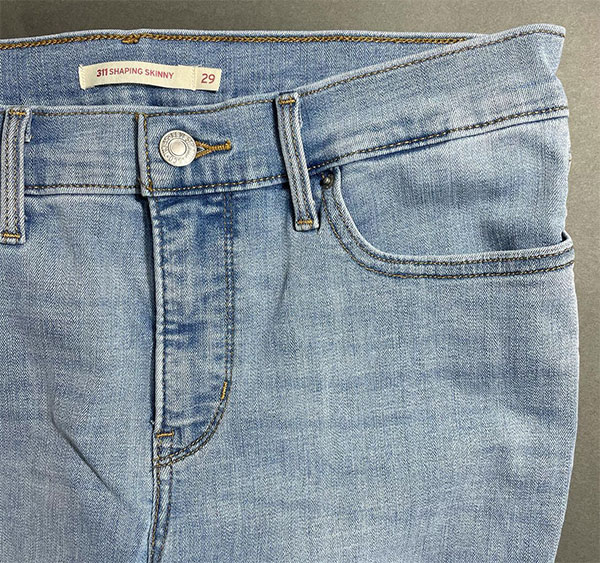 levis 311 jeans front