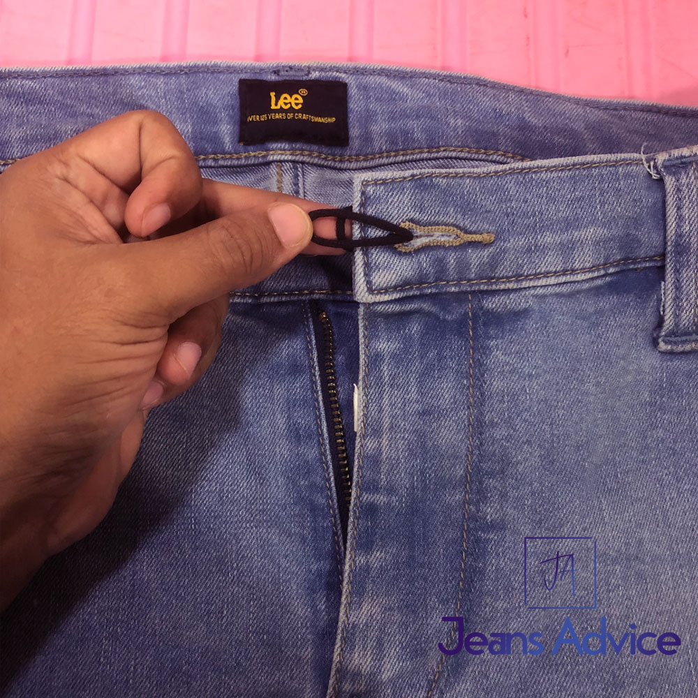 how to make jeans bigger in the waist