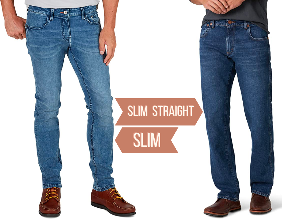 Difference between Slim and Slim Straight jeans