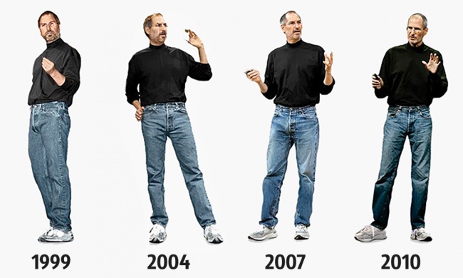 Steve Jobs with jeans