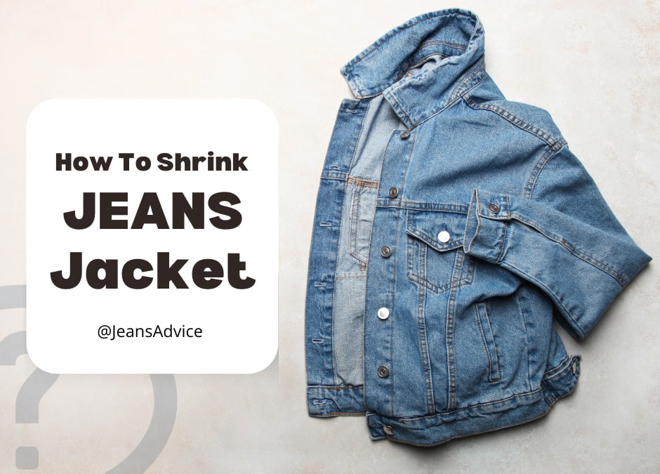 how to shrink a jean jacket