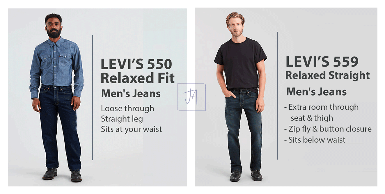 Levi's 550 vs 559 Jeans - Which One to Choose