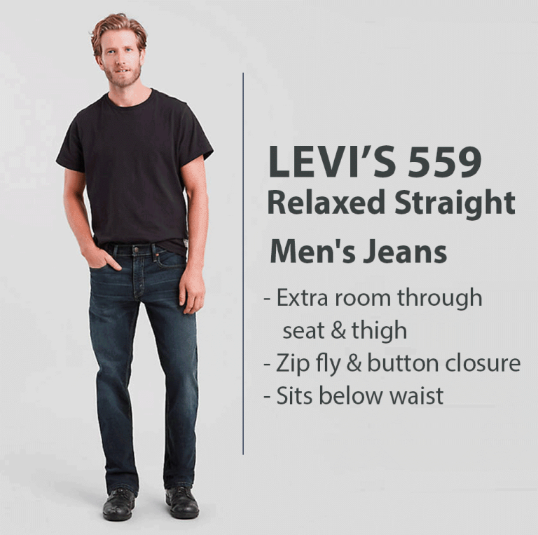 Levi's 550 vs 559 Jeans - Which One to Choose
