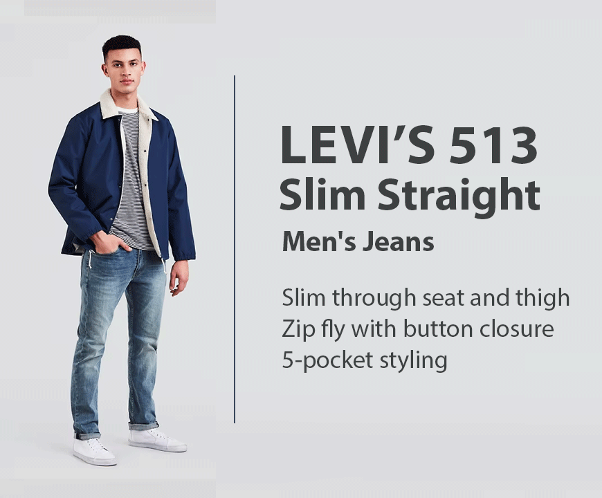 levis 513 slim straight