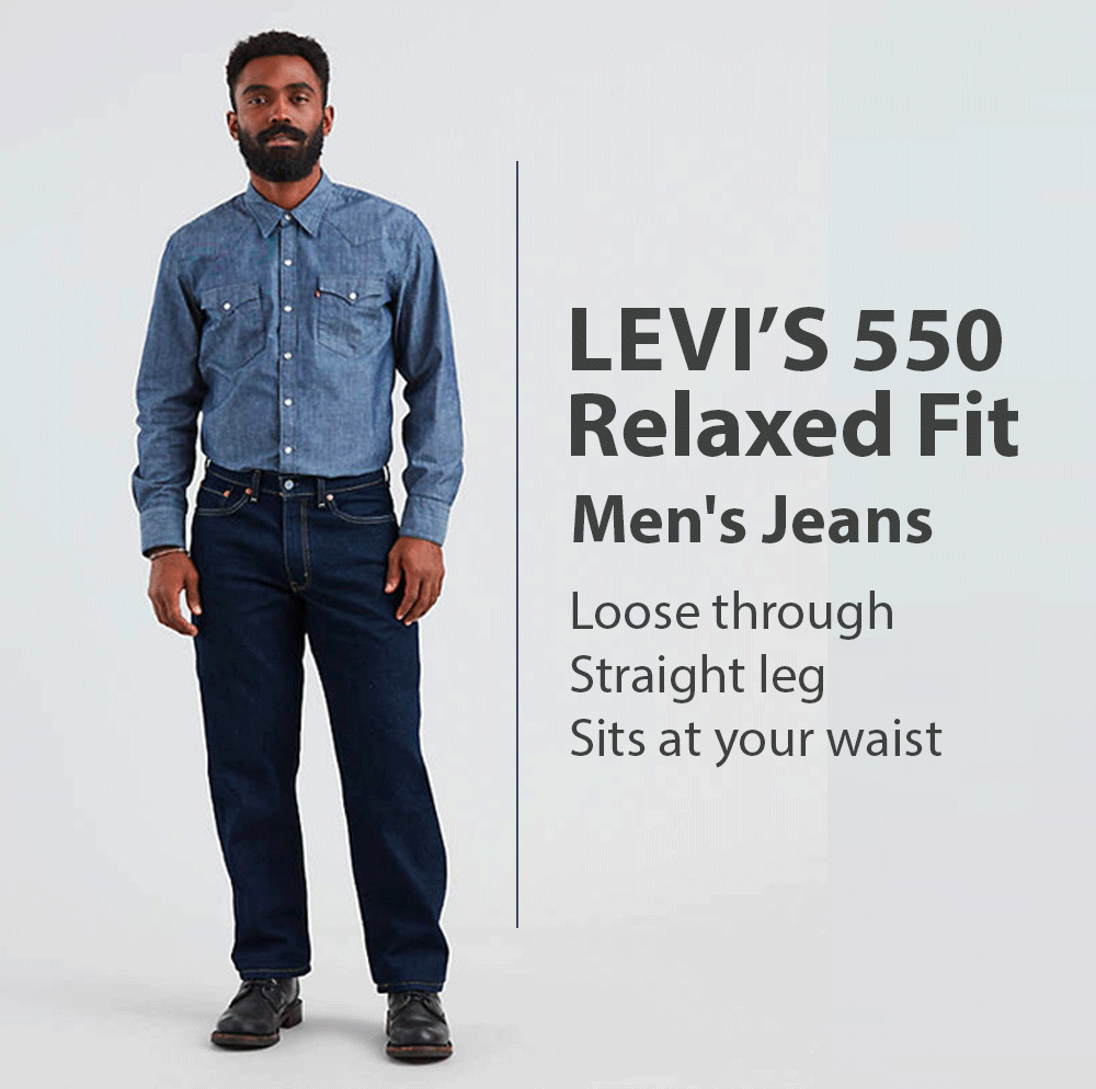 Levi's 550 Relaxed Fit Men's Jeans