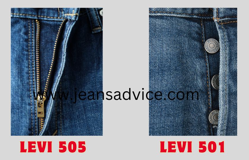 levis 505 vs 501.