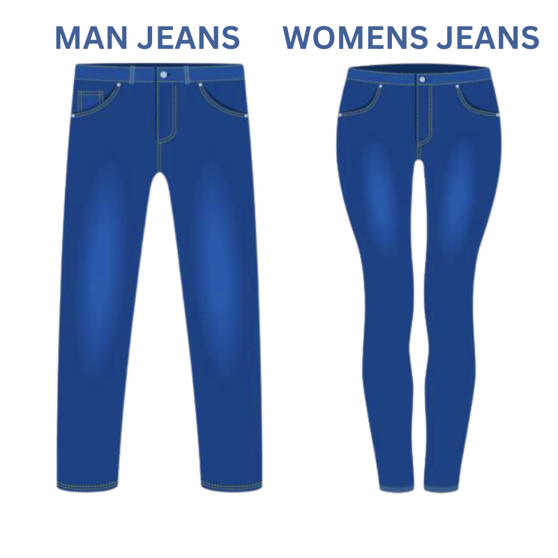 mens vs womens jeans
